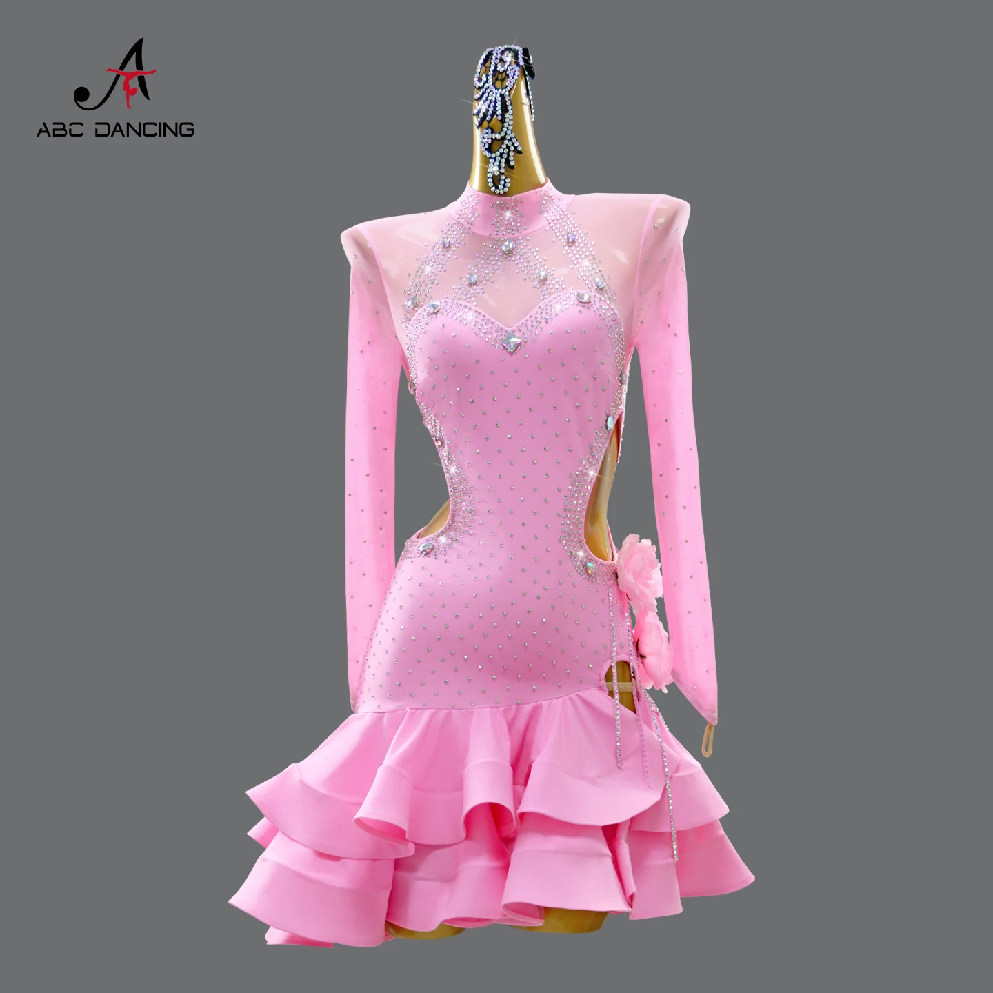 

Women's Dancewear Dress Dance Costume For Girl Short Carnival Costume Ballroom Latin Suit Stage Prom Performance Evening Clothes