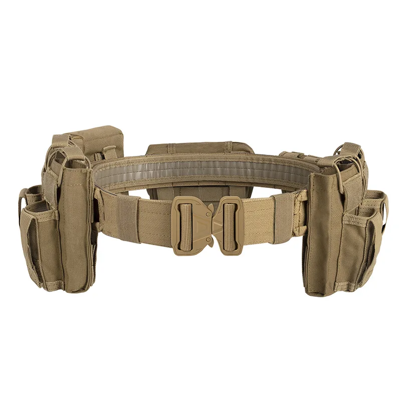 Outdoor Patrol Multifunctional Five-piece Nylon Removable Adjustable Tactical Belt