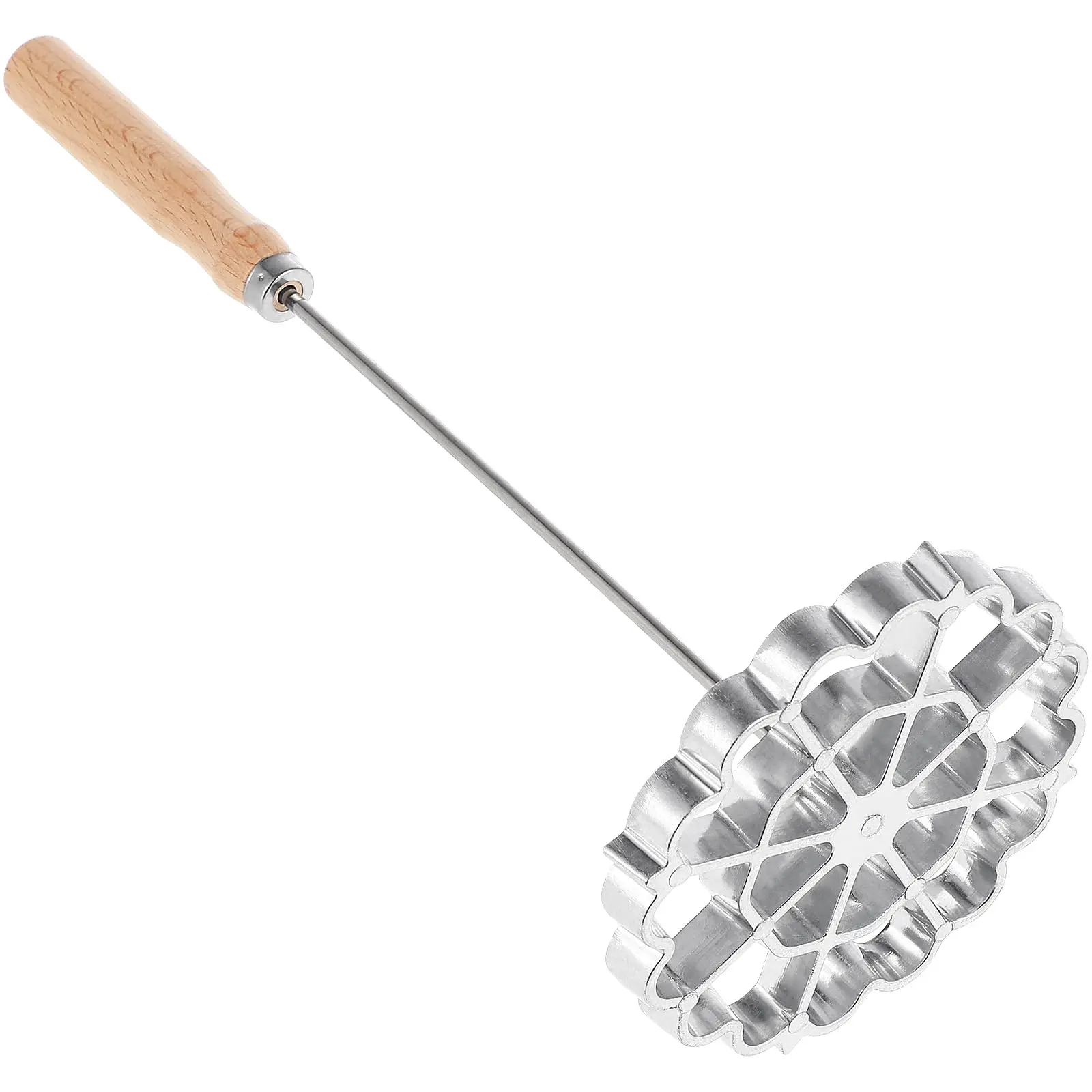 Set Aluminum Waffles Wooden Handles Wonton empanadas Pressed Bunuelos Cookies Homemade Deep Fry Die Kitchen Gadgets
