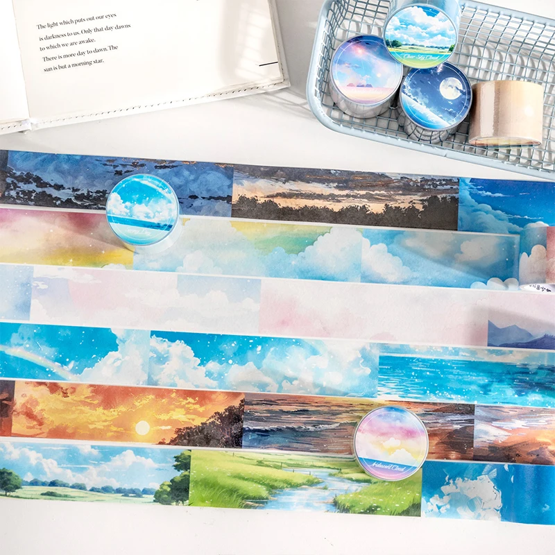 

12packs/LOT Sky and sea series cute lovely retro decorative adhesive paper masking washi tape