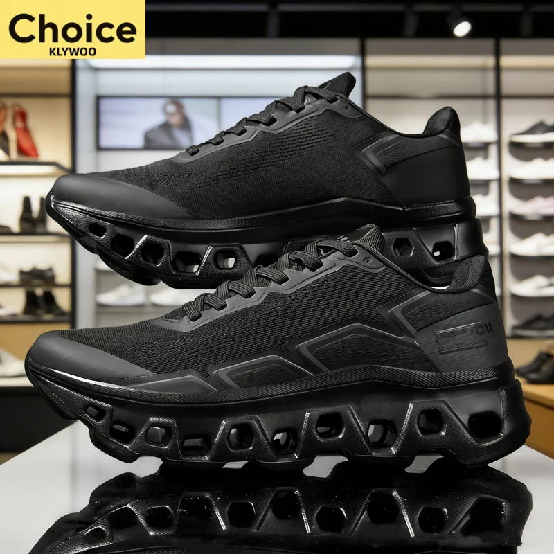 Men Sports Marathon Running Shoes Carbon Board Speciality Breathable Lightweight Women's Comfortable Athletic Nonskid Sneakers