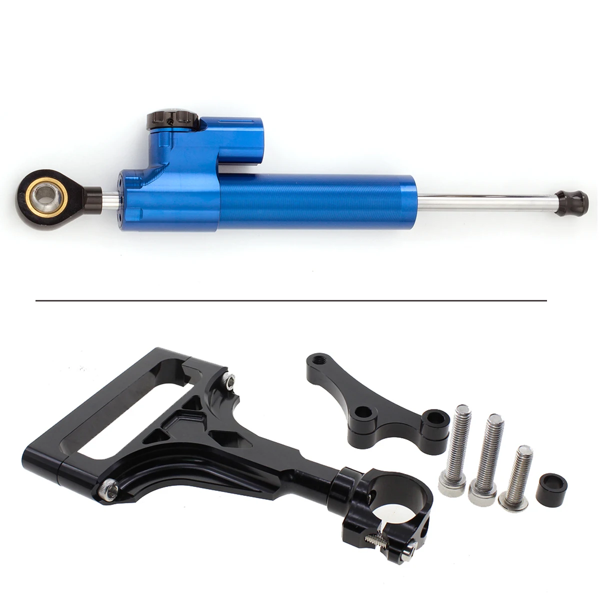 For Kawasaki Z750 Z1000 2003-2009 2008 2007 Motorcycle Stabilizer Damper Steering Mounting Mount Bracket Holder Support Kit Set