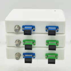 10PCS FTTH CATV Mini Node Passive Optical Receiver Network Integrated WDM Wavelength Division Multiplexer Wholesale