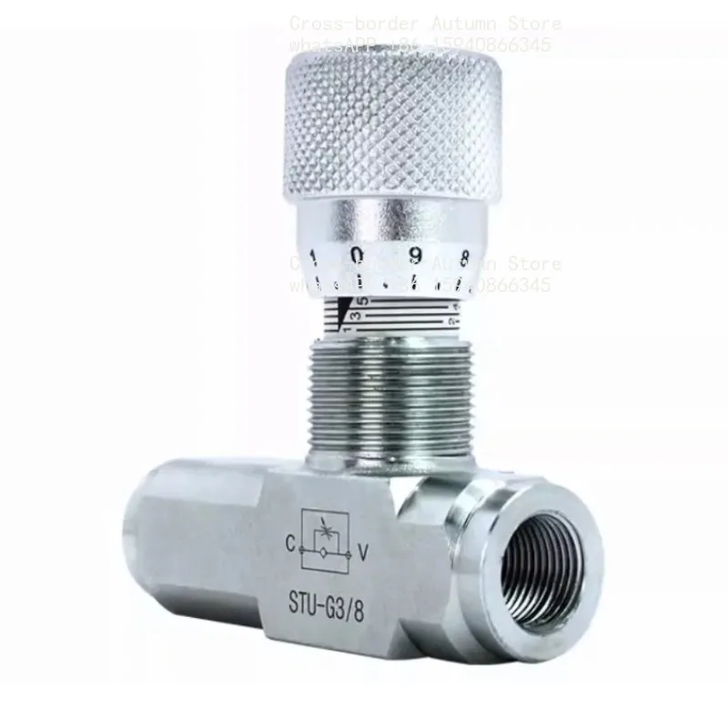 Flow Control STU Hydraulic Throttle One-way STU-G1/4 STU-G3/8 STU-G1/2 STU-G3/4 STU-G1 1PC