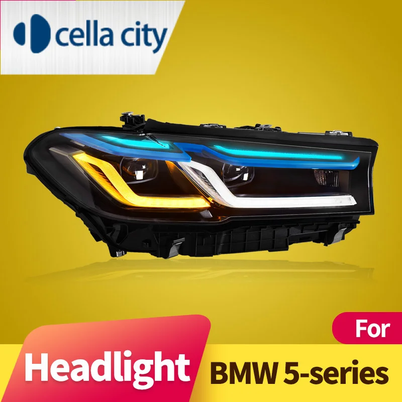 

Car Lights for BMW G30 LED Headlight Projector Lens 2017-2020 525i 530i 535i 540i Head Lamp DRL Signal Auto Accessories