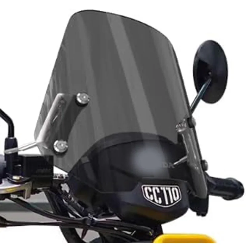 

For HONDA Cross Cub 110 CC 110 Motorcycle Accessories 25-30cm Windshield Windscreens Wind Deflectors Viser Visor