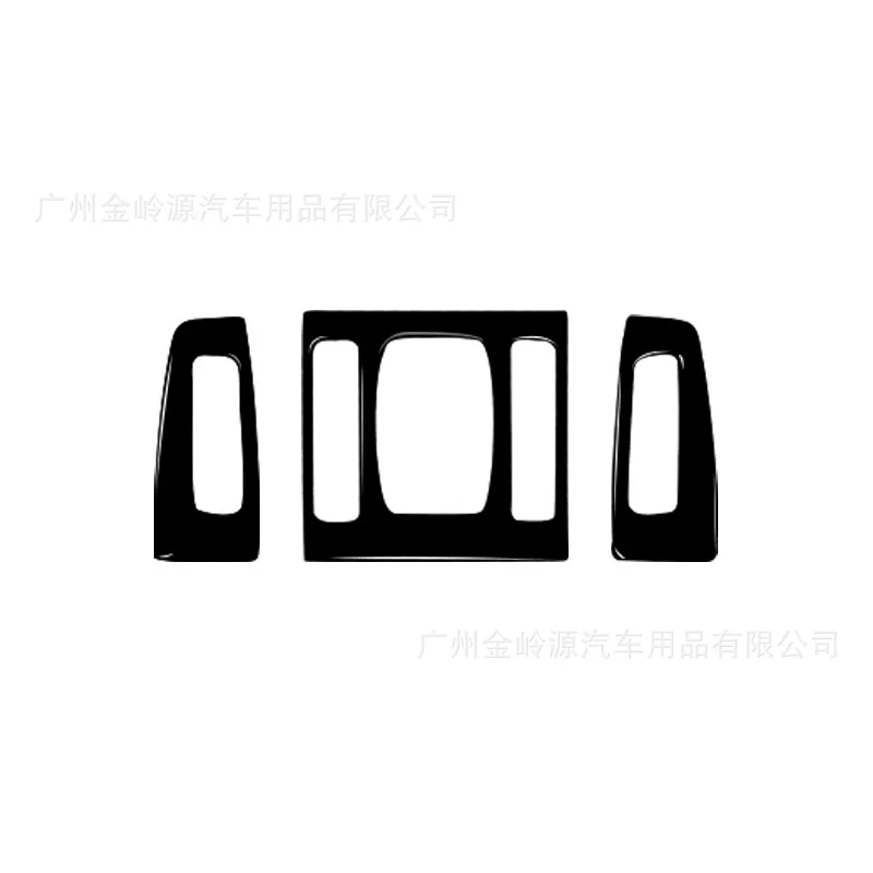 Suitable for 11-17 BMW 5 Series GT-F07 car interior modification piano black air outlet adjustment decorative sticker