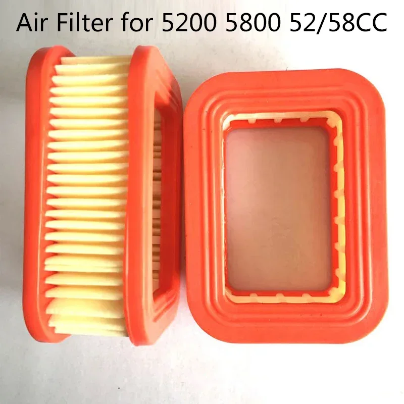 Gasoline Chainsaw Paper Air Filter Replacement For 5200 5800 52/58CC Chainsaws Parts Yard Garden Lawn Mower Tool Air Filter