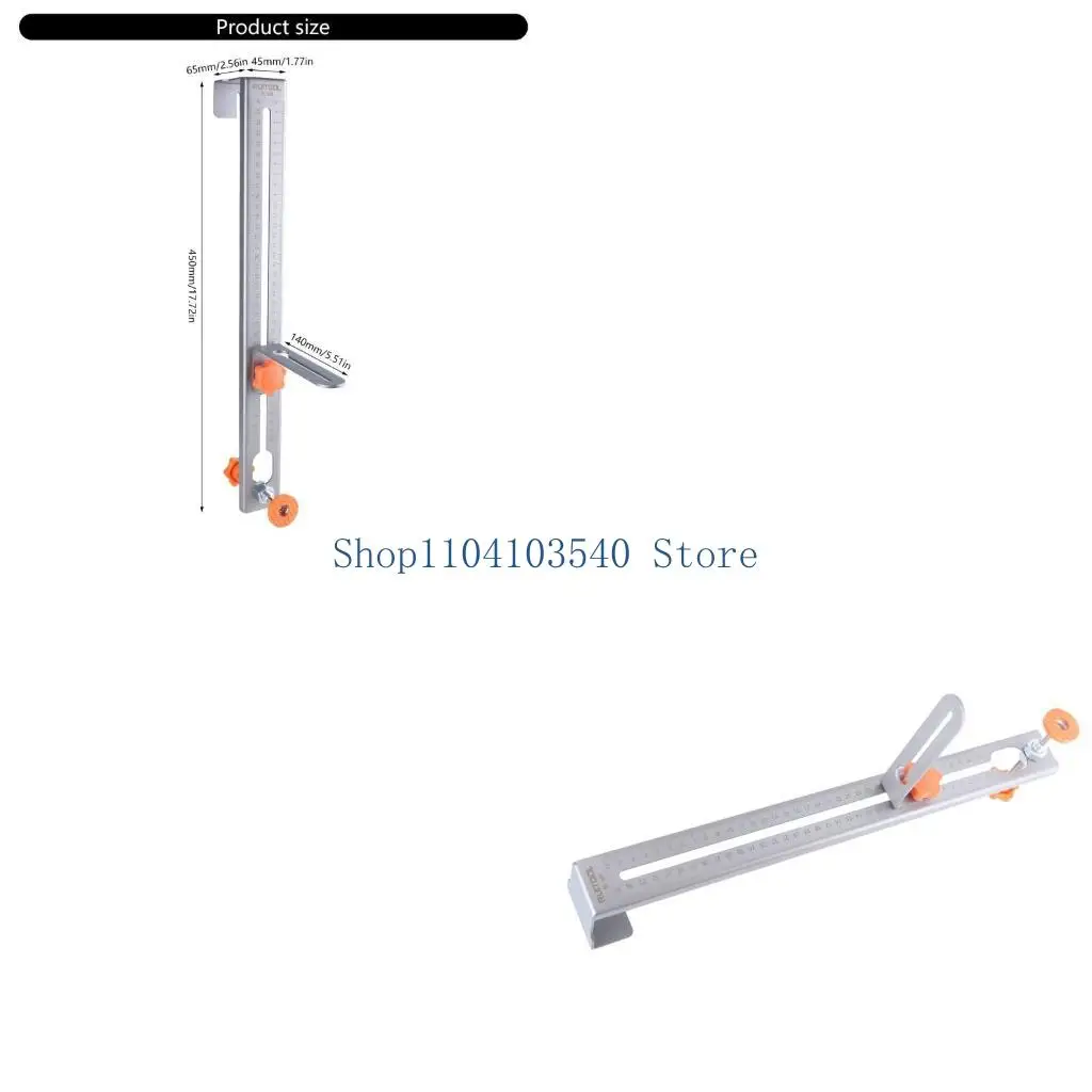 

02DC MultiFunctional Leveling Wall Bracket, Carbon Steel, Large Height Ranges Adjustability Leveling Support Bracket