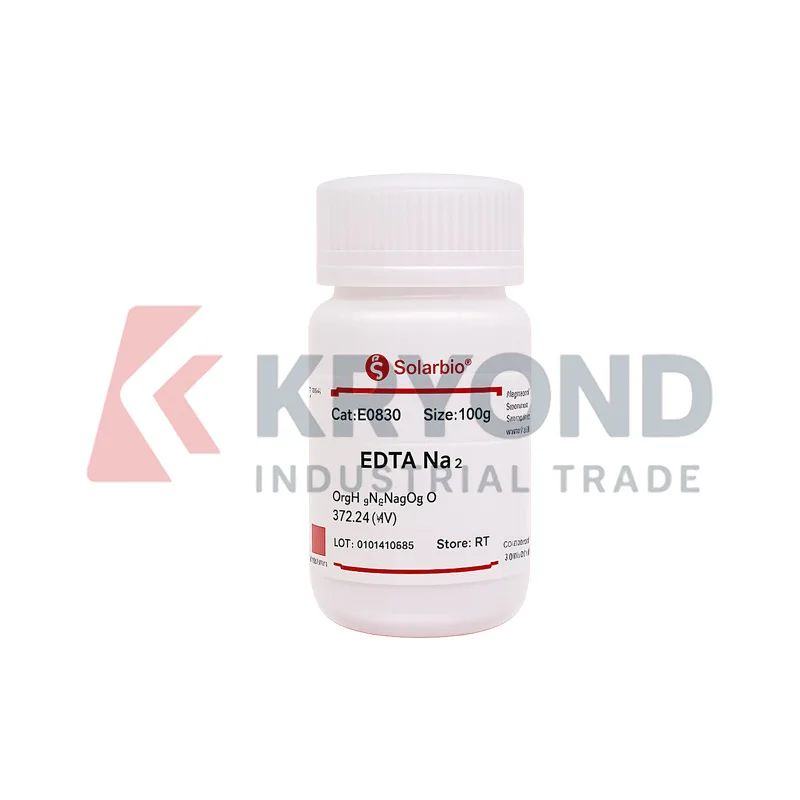 Solarbio EDTA Na2 99 Percent CAS 6381-92-6 Laboratory Chemical Reagent Chelating Agent for Analytical Research Testing 100g 1kg