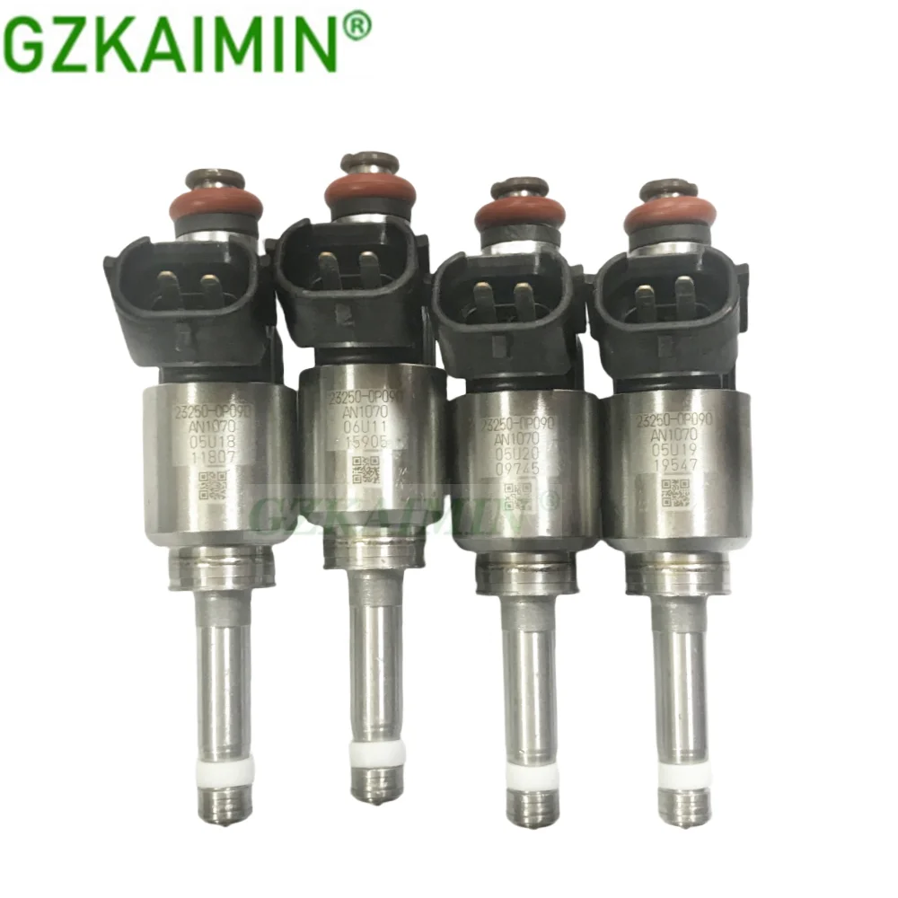 4PCS Fuel Injector Nozzle OEM 23250-0P090 For Toyota Avalon Camry Highlander Sienna Tacoma Lexus RX350 3.5L 2015-2019