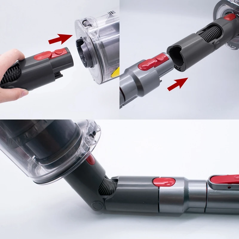 Bodemadapter voor Dyson V7 V8 V10 V11 Vacuüm Quick Release Adapter Bodemadapter 967762 -01 Reinigingsgereedschap voor bovenste adapters