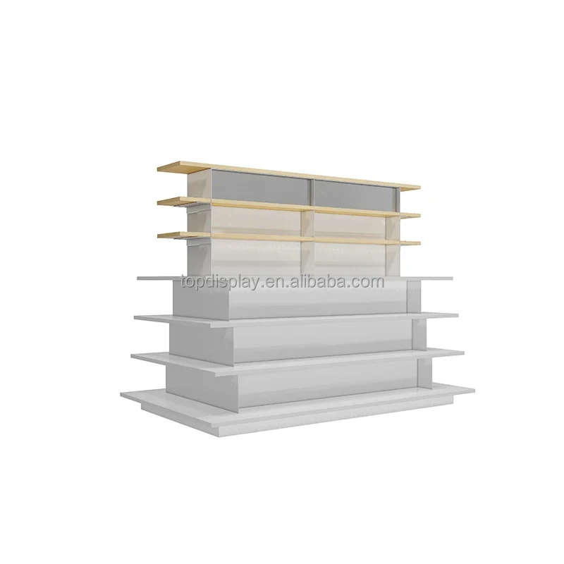 custom.Supermarket Convenience Grocery Display Racking Shelves Medium Duty Supermarket Gondola Shelving Racks and Sh