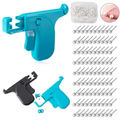 99pcs Ear Piercing Gun Kit Tool Including 1pc Acrylic Ear Piercing Gun 98pcs Stainless Steel 4mm Top Stud Earring 18G Unisex