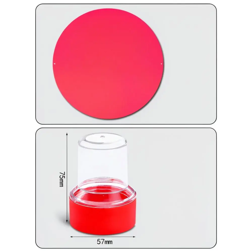 For For HLISON Stamp Mat Rubber Thickened Sponge Cushion Office Supplies Finance Seal Support Base Clear Imprint Pressing Pad
