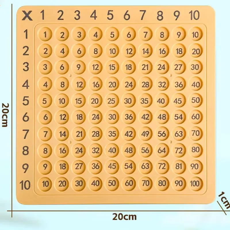 99 Multiplication Board Montessori Arithmetic Toy Multiplication Table Math Learning Counting Teaching Aids For Kids Study Gift view 4