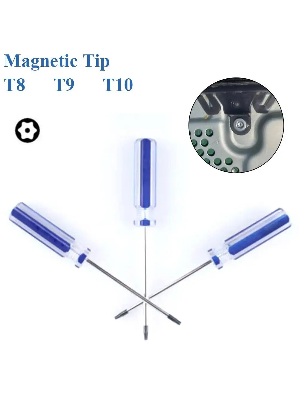 Embouts de tournevis magnétiques de sécurité pour Xbox PS3, tournevis de précision T8, T9, T10, outils de réparation de téléphone