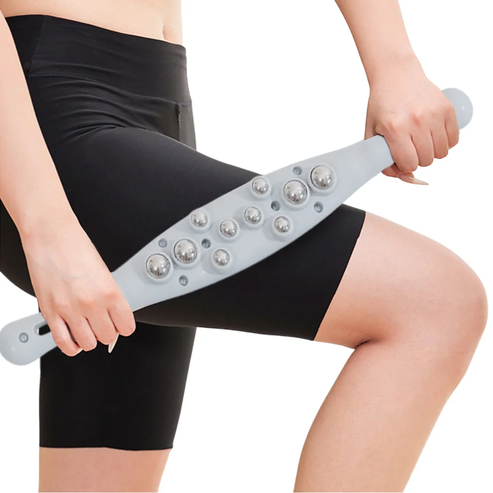 Magnet Therapy Roller Massager Handheld Guasha Stick Trigger Point Manual Massage Tools Anti-cellulite Body Muscle Pain Relief