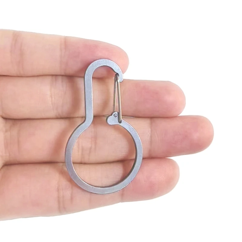 652F Creative Keychains Multifunctional Keychains Pocket Stainless Steel Survival for Traveler and Students