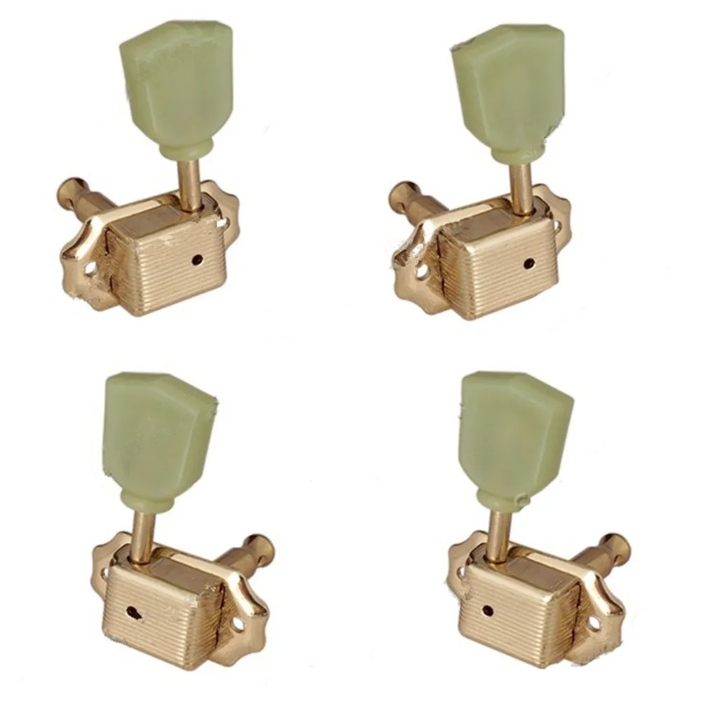 

Укулеле 2R2L Gold Deluxe, 4-струнное гитарное тюнинг, колышки с клавишами, тюльпан в стиле ретро, трапециевидные аксессуары для гитары, детали