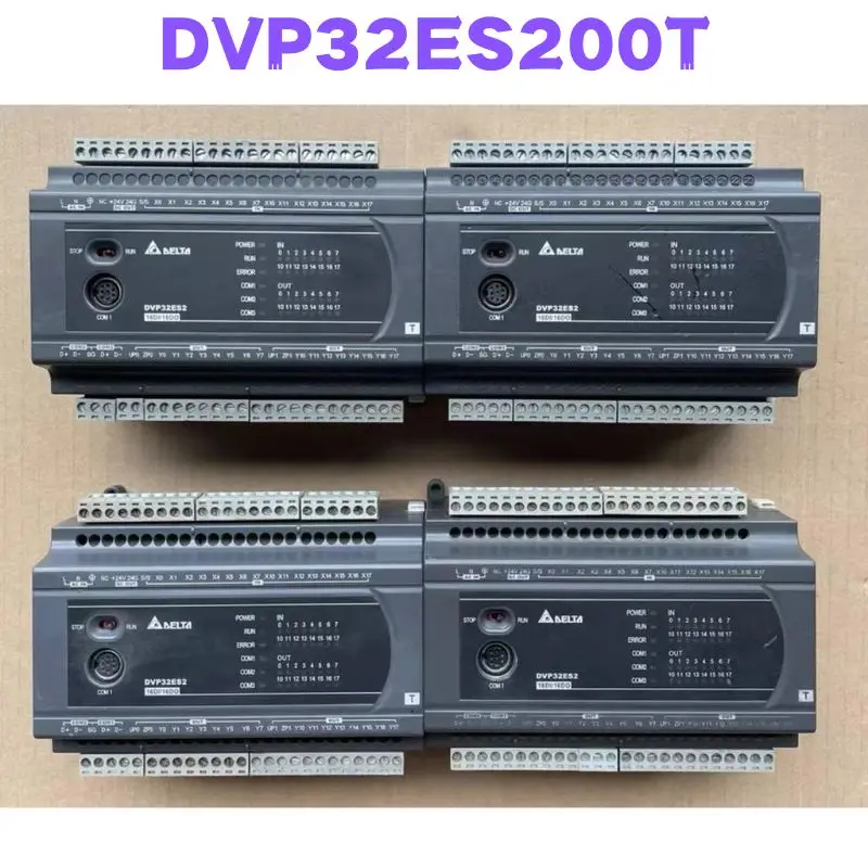 Second-hand DVP32ES200T PLC Module Tested OK