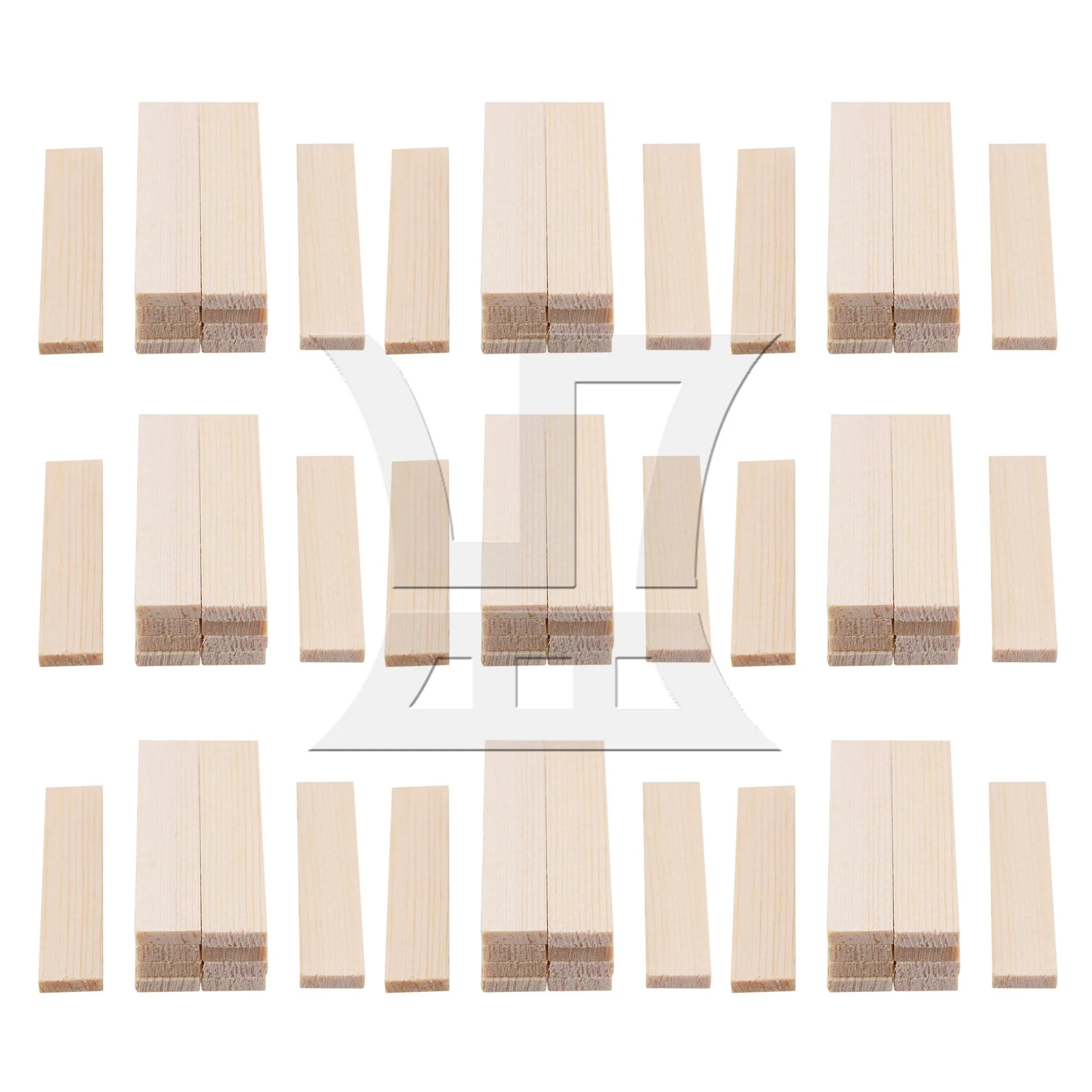 90 Pcs Natural Bamboo Stick for Table Model Making 1.97