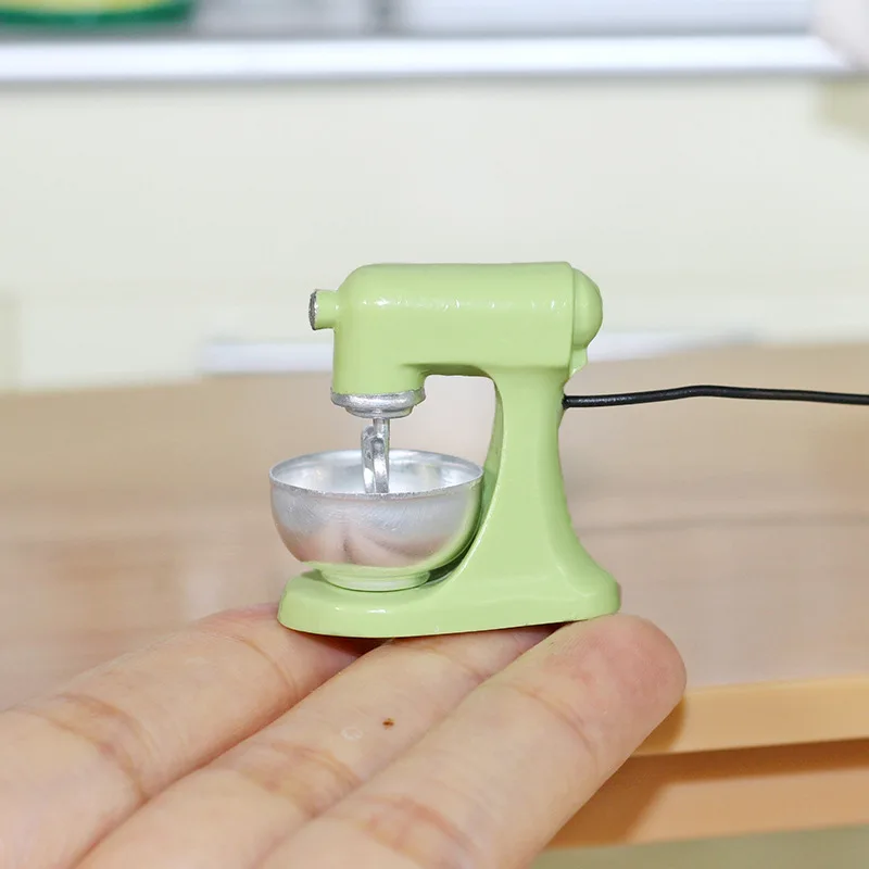 Simulation Miniature Electric Blender for 1:12 Dollhouse Kitchen Decor Ob11 BJD Doll House Accessories Toys
