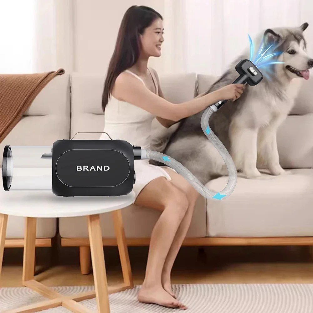 Best Pet 2 In 1 Blow And Suck Vacuum Dryer Trimmer Quiet Vacuum Dog Clipper Pet Grooming Kit Animals