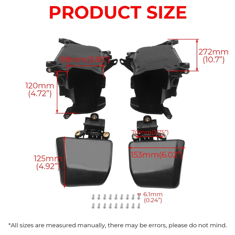 For Harley Touring Road Glide CVO ST RR FLTRX 2024+ Motorcycle Fairing Storage Glove Box And Glove Box Door Cover Accessories
