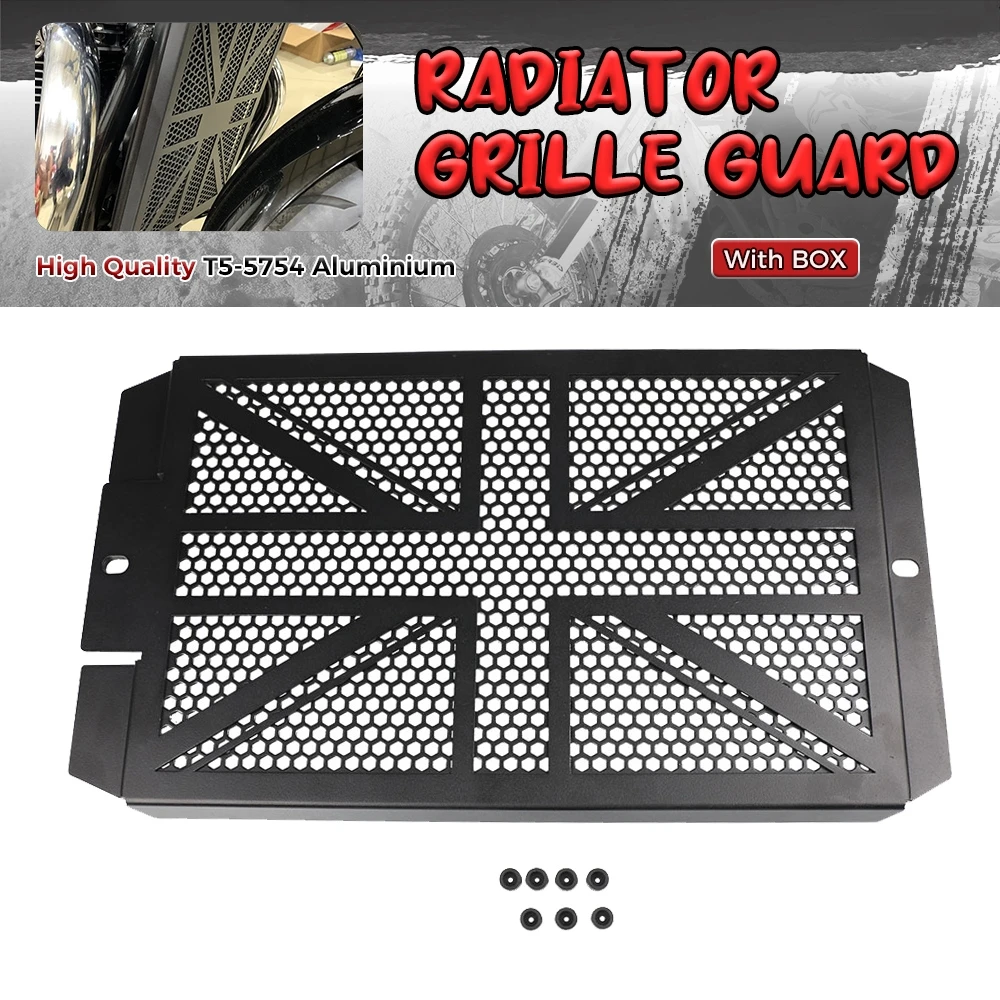 

Radiator Grille Guard Cover Water Tank Protector For Bobber Black T120 T100 speed twin Street cup twin Thruxton 2016-2023 2024