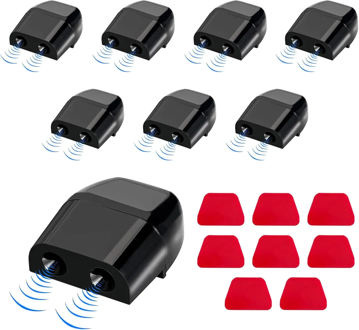 8 PCS Deer Whistles for Cars, Avoid Collisions with Adhesive Tape, Ultrasonic Animal Alert Devices for Motorcycle Truck SUV