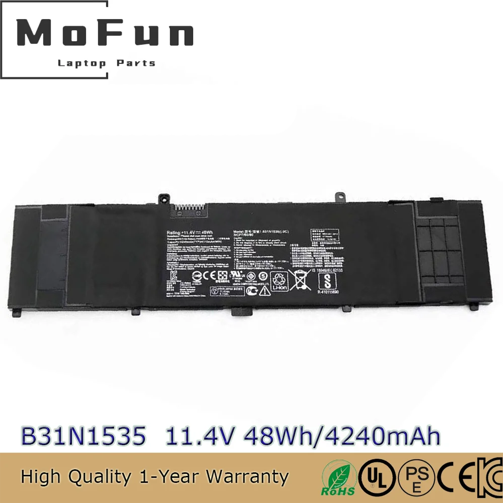 Genuine B31N1535 Battery for Asus Zenbook UX310UA UX310UQ UX410UA RX310U RX410U