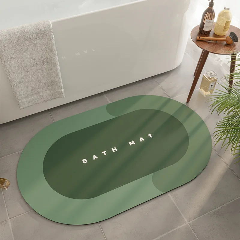 

Diatom Mud Soft Cushion Absorbent Pad, Bathroom Door Mat, Anti Slip Bath Mat, Bathroom Quick Drying Pad