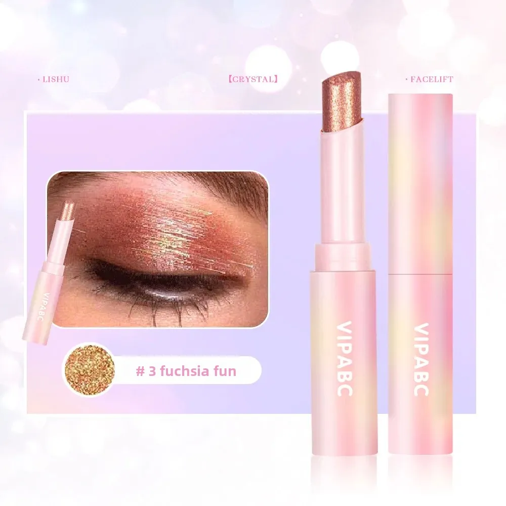 VIPABC Crystal Jelly Eyeshadow Highlight Stick Super Shiny Multicolor Super Shiny Multicolor Highlight Eyeshadow Stick colors:03