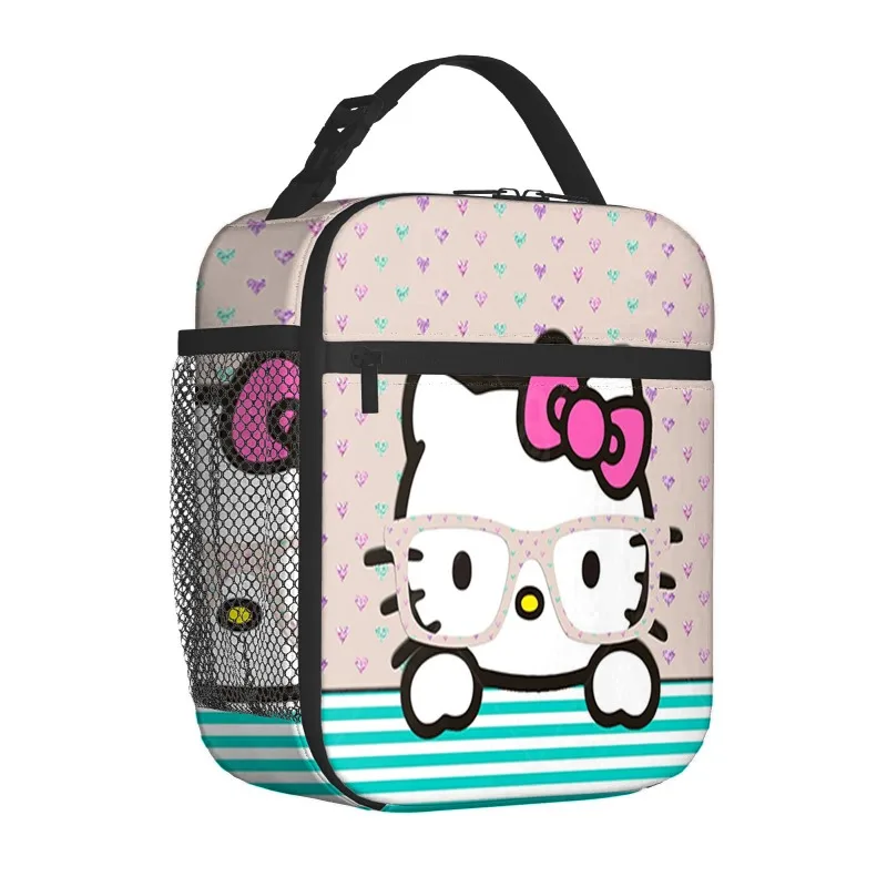 HelloKitty Cartoon Animated Lunch Bag Children's Fully Printed 3D Digital Insulated Bag Portable Outdoor Picnic Bag Wholesale