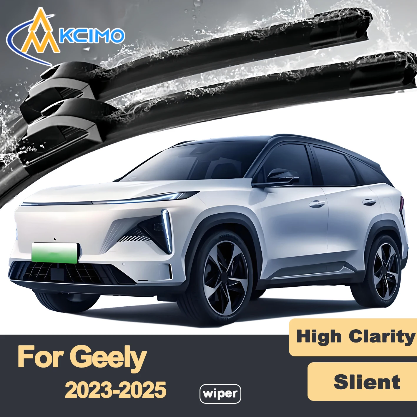 

Premium Rubber Durable Silent Windshield Wiper Blades 2pcs for Geely Galaxy L7 2023-2025 Front Wiper Blades Set