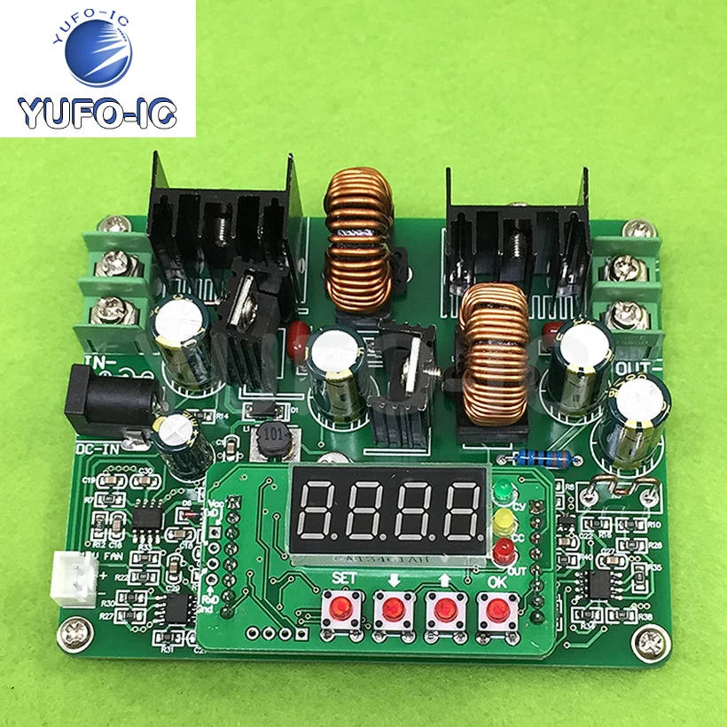 

Модуль преобразования напряжения DPS3806 DC-DC с ЧПУ, регулируемый источник питания постоянного тока с постоянным напряжением и током, регулируемый повышающе-понижающий преобразователь X-0.18