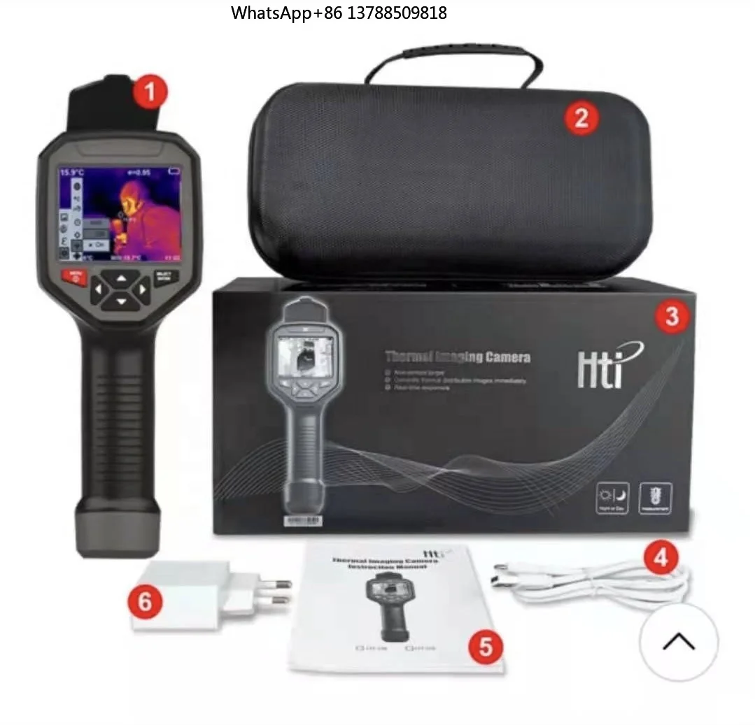Best HTI H38 Hot Pcb Repair Pipe Detection Water Leak Detector 384x288 50C Thermal Sensitivity 640x480 Infrared Thermal Camera