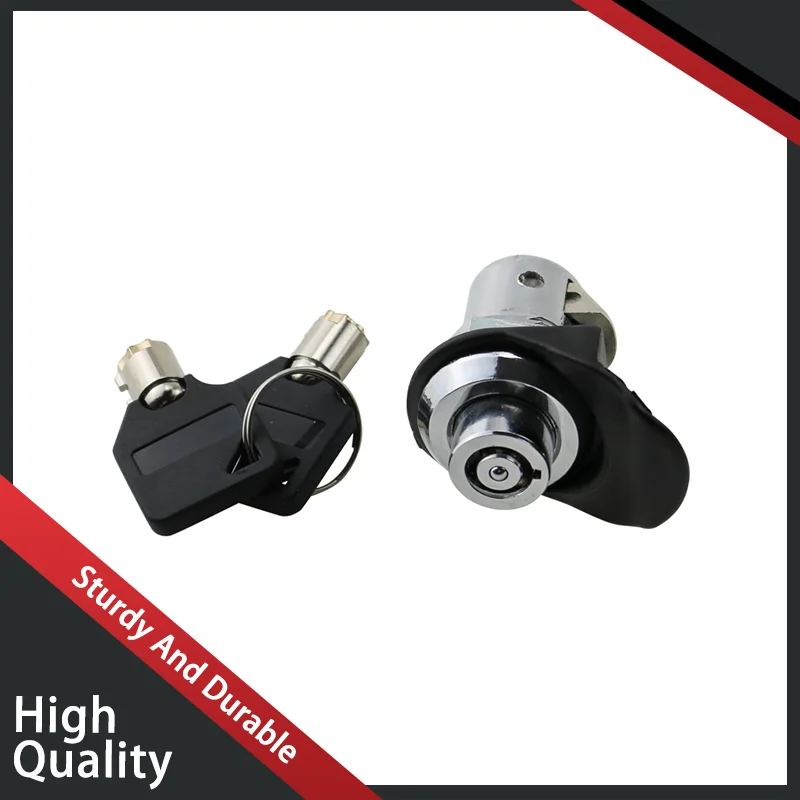 Cylindrical Impact Lock Compression Type Telescopic Lock Cabinet Light Box Elevator Door Button Lock Plum Blossom Zinc Alloy
