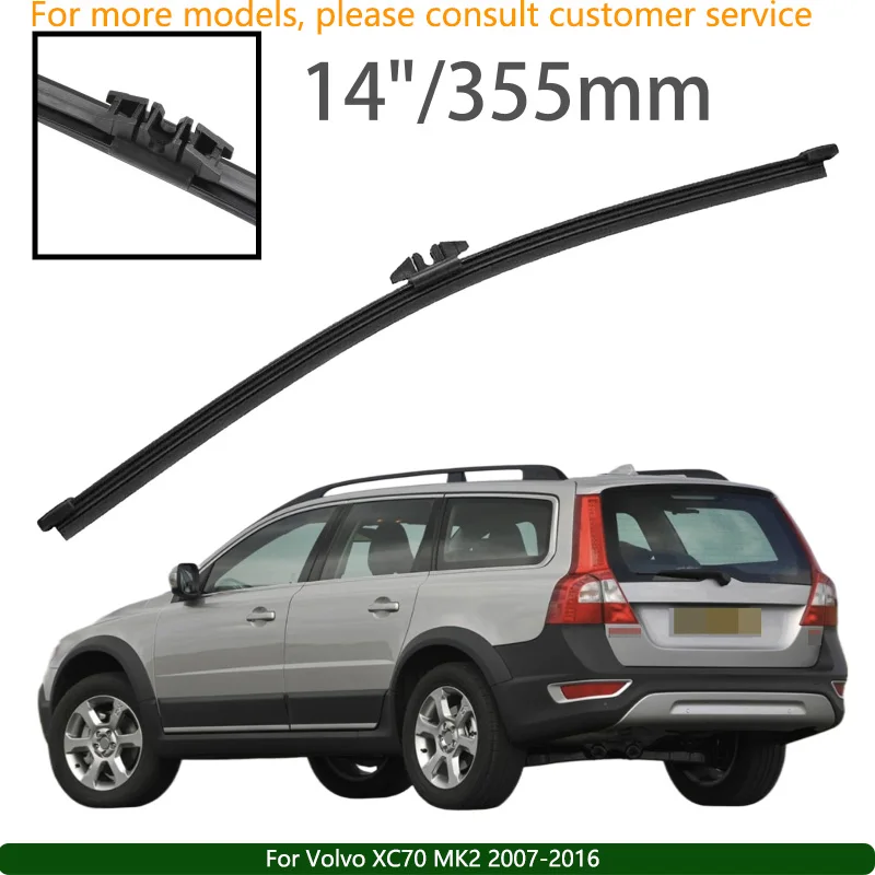 

For Volvo XC70 MK2 2007-2016 Car Accessories 14" Rear Windshield Windscreen Washer Wiper Blade