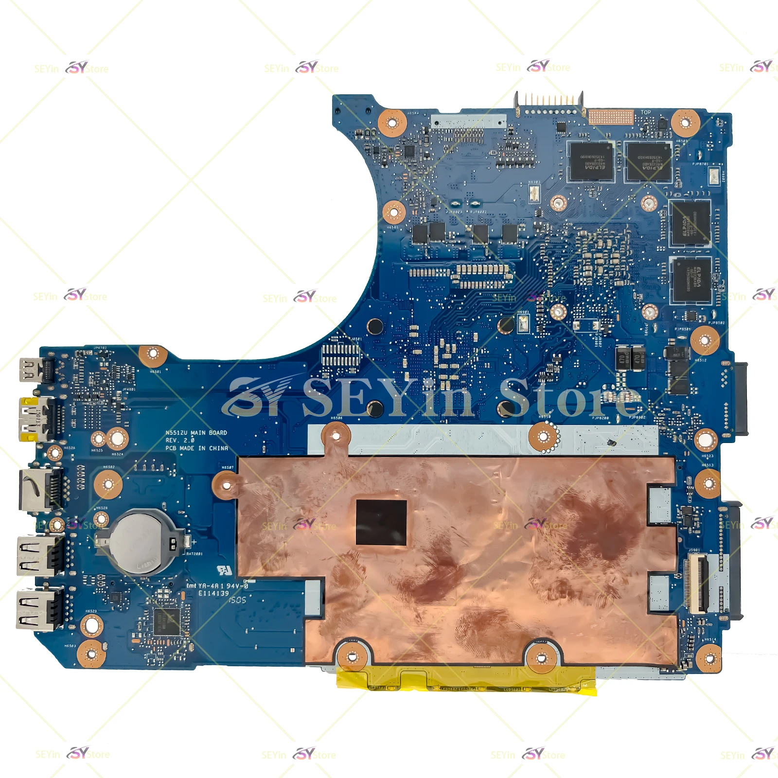 N551ZU Mainboard Für ASUS N551Z G551ZU Laptop Motherboard A10 FX7600P M280-4G 100% Funktioniert