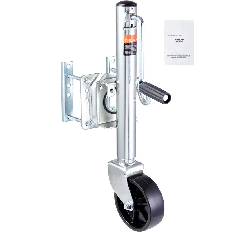 

KFFKFF Trailer Jack Boat Trailer Jack 32.8 in 1000 lbs with PP Wheel & Handle