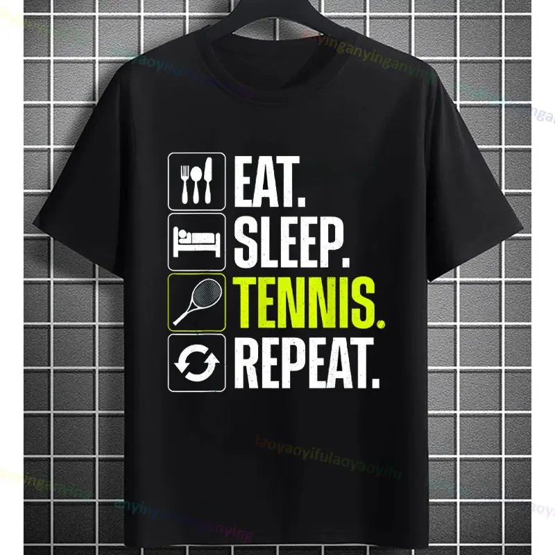 أعذار التنس المضحكة، لماذا تفقد في التنس - تي شيرت جرافيك من القطن الخالص بأكمام قصيرة تي شيرت صيفي للجنسين للرياضة