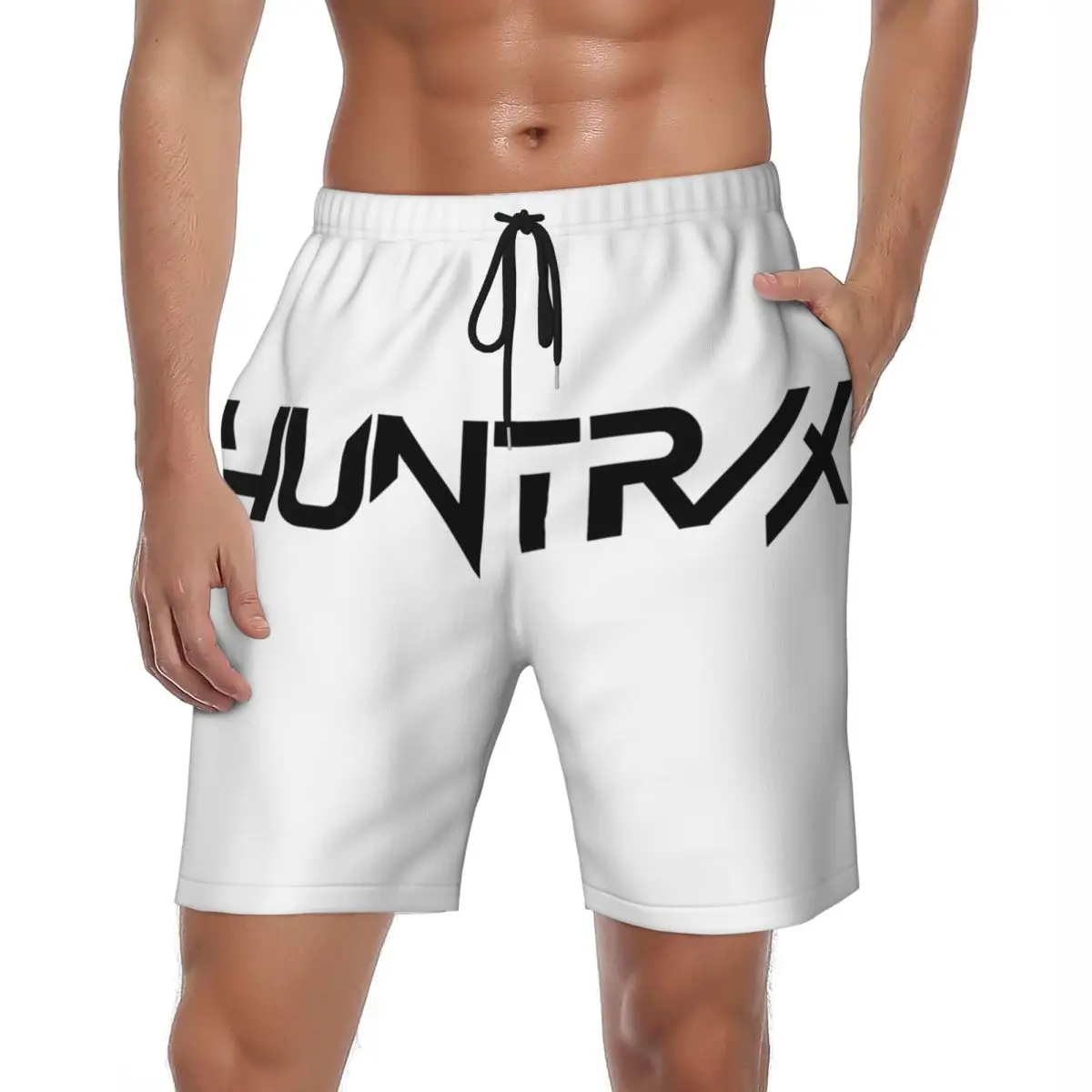 

Мужские шорты для доски Huntrix Kpop Demon Hunters, повседневные пляжные плавки, быстросохнущие пляжные шорты для бега и серфинга, высокое качество, пляжные шорты больших размеров