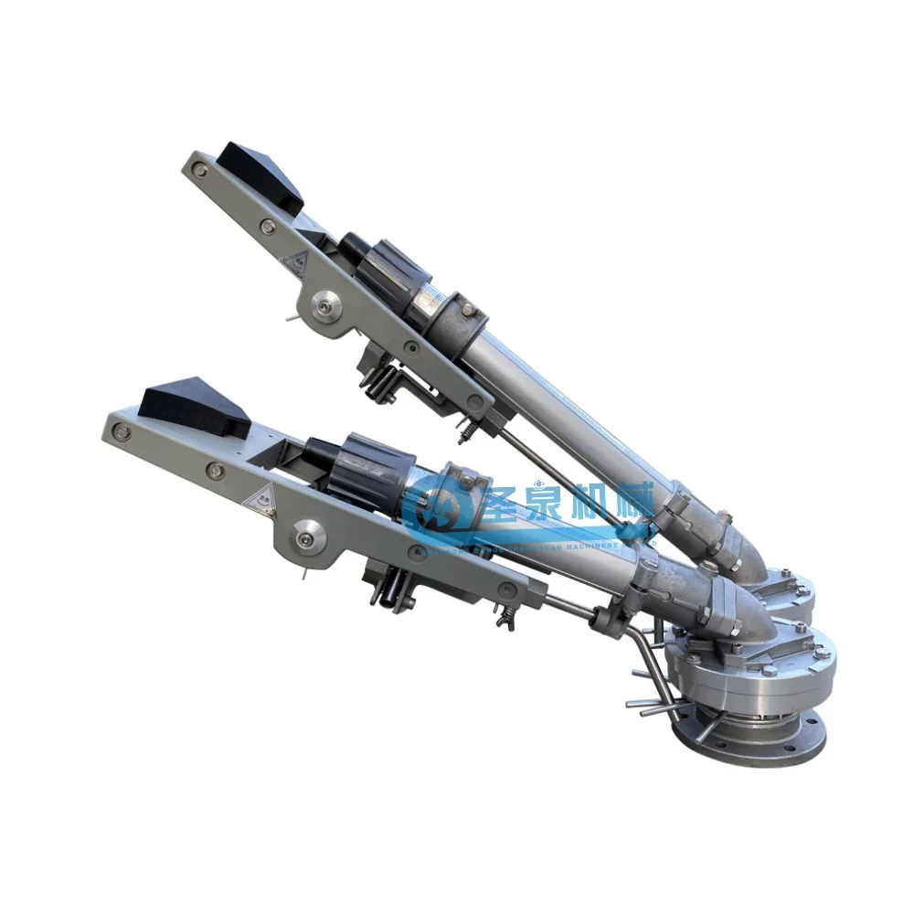 مسافة رذاذ طويلة للري الزراعي قابلة للتخصيص 2 بوصة بندقية رذاذ ارتفاع ضغط المياه جهاز الرش تشغيل كبير