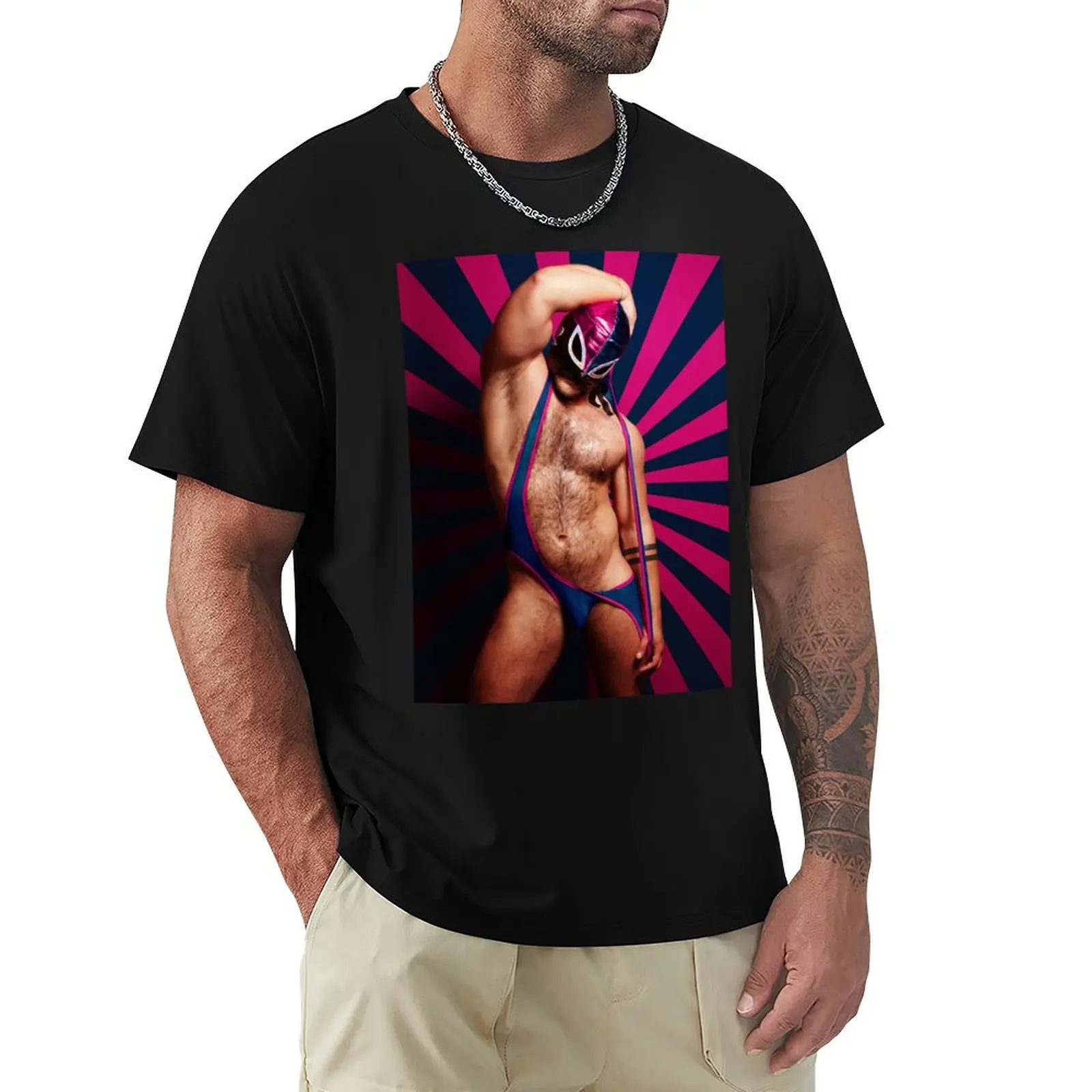 Lucha Libre T-Shirt Casual Basic Short Sleeve T-Shirt