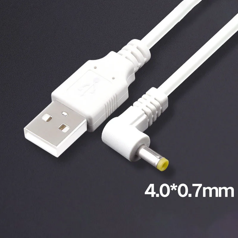 

1pc 1M USB Male to 4.0 x 1.7mm Cable DC 5V 1A 4.0*1.7 Male USB Power Charge Cable for Sony PSP