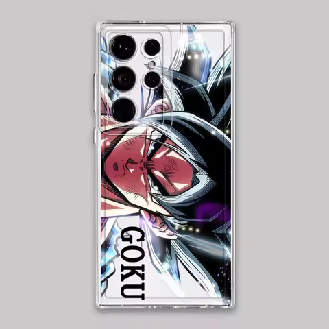 Case for Samsung Galaxy S22 S10 Plus Note 10 20 Ultra S25 Ultra S23 S20 S24 FE S21 Clear Cover DragonS BallS Cool