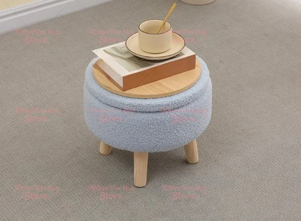 28cm-multi-purpose-velvet-stool-soft-round-footstool-with-storage