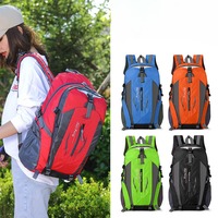 40L Lightweight Outdoor Backpack Waterproof Travel Daypack for Men and Women Versatile Dual Shoulder Bag for Cycling and Books\